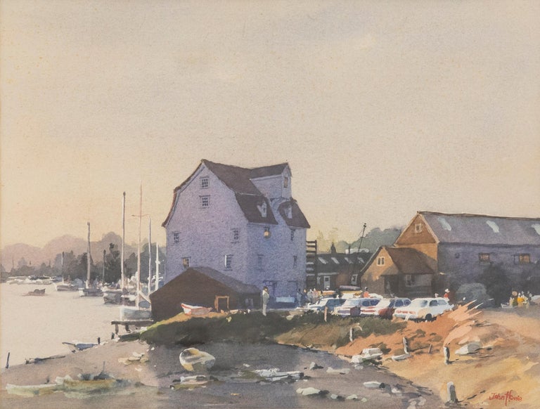 John Howe John Howe Framed 20th Century Watercolour, Cars at the