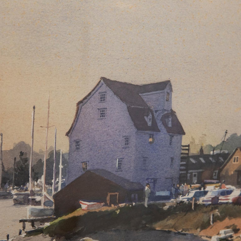 John Howe John Howe Framed 20th Century Watercolour, Cars at the