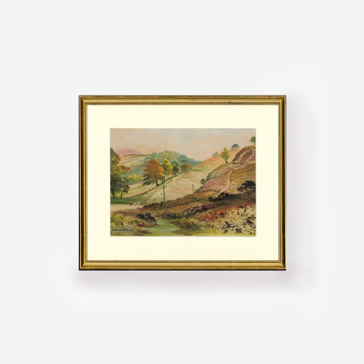 George Willis-Pryce (1866–1949) - Watercolour, Cattle Nr Walton-On-The-Hill For Sale 3