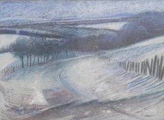 Patricia Bellotti - Framed 20th Century Pastel, Snowbound