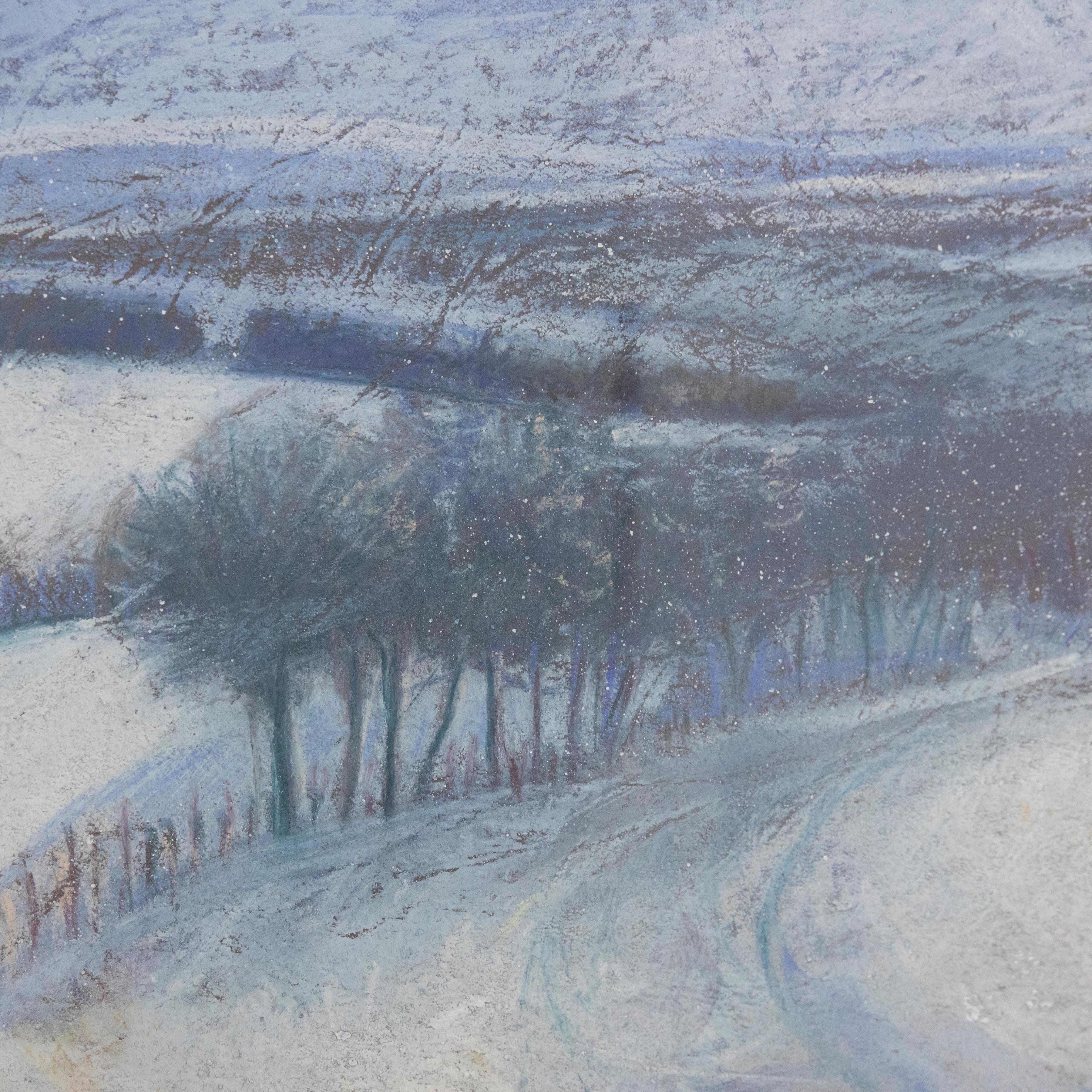 Patricia Bellotti - Framed 20th Century Pastel, Snowbound For Sale 2