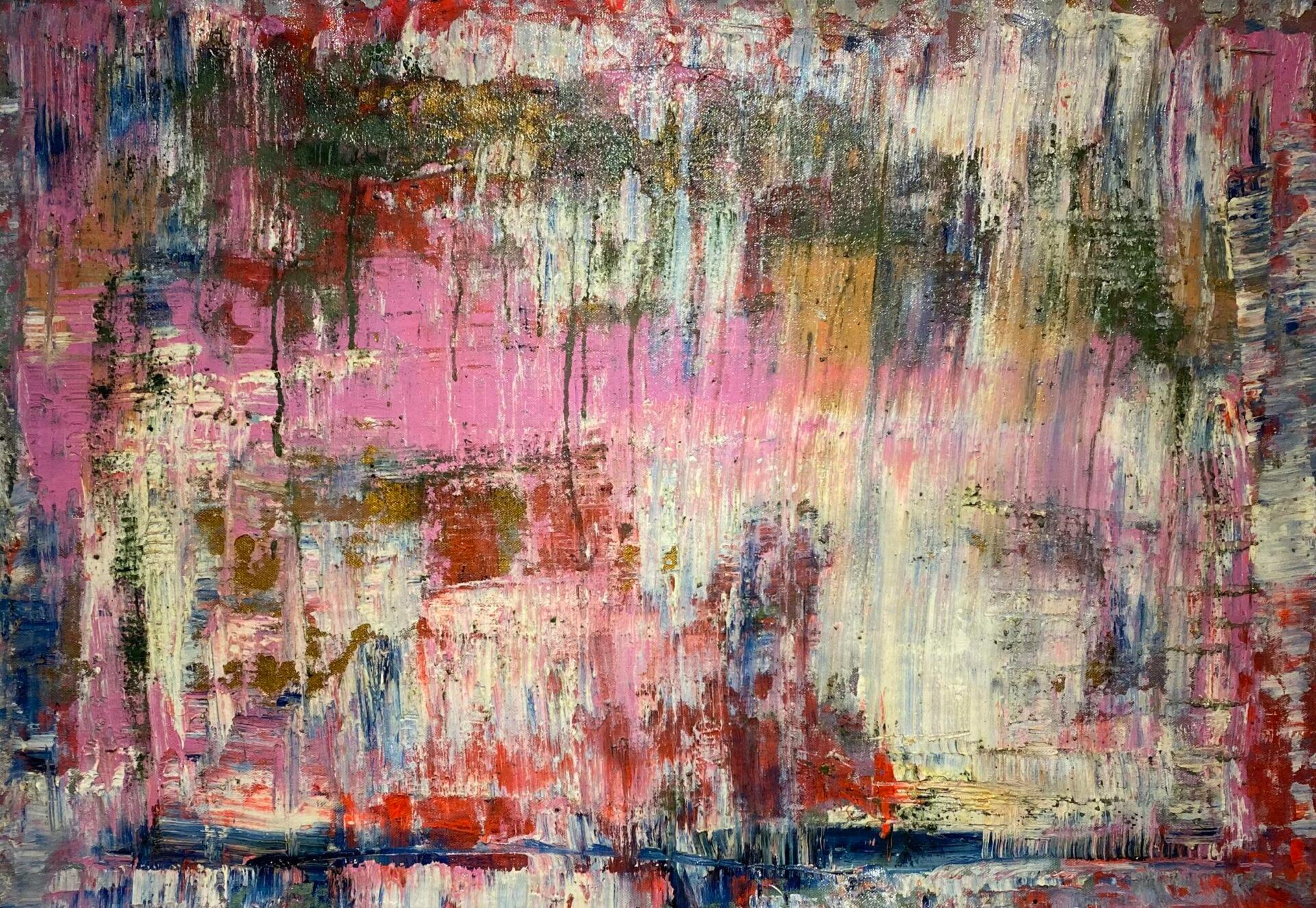 Jasmin Weber Abstract Painting - Rain of Colour