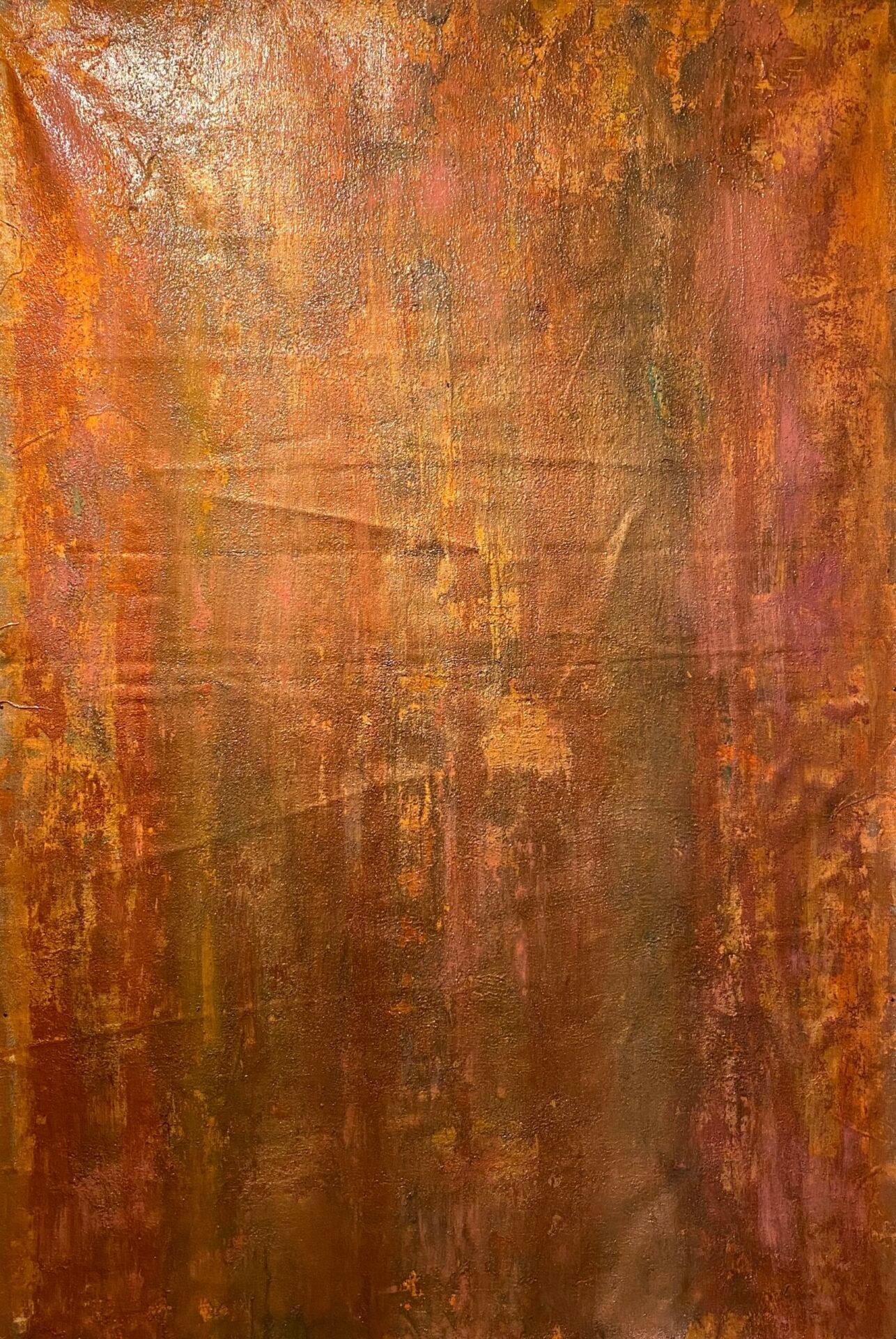 Jasmin Weber Abstract Painting - Love in Gold