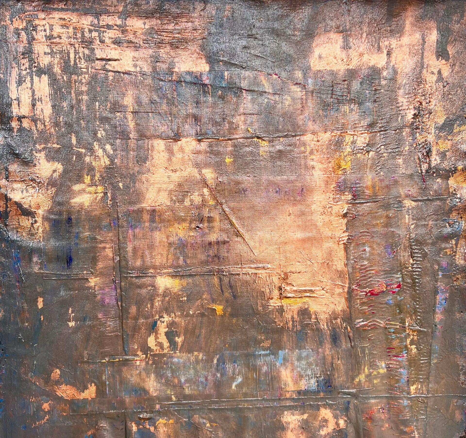 Jasmin Weber Abstract Painting - Love in Copper