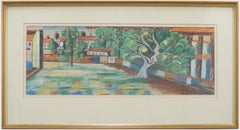 Gerald Pitchforth - Framed 20th Century Pastel, The Cul-de-Sac