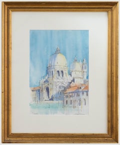 Graham Ramsey - Framed 20th Century Watercolour, Santa Maria Della Salute