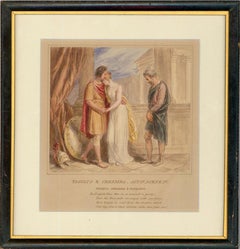 Attrib. John Massey Wright RWS (1777-1866) - Watercolour, Troilus & Cressida