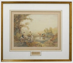 Bernard Foster - Framed 19th Century Watercolour, The Market Cart