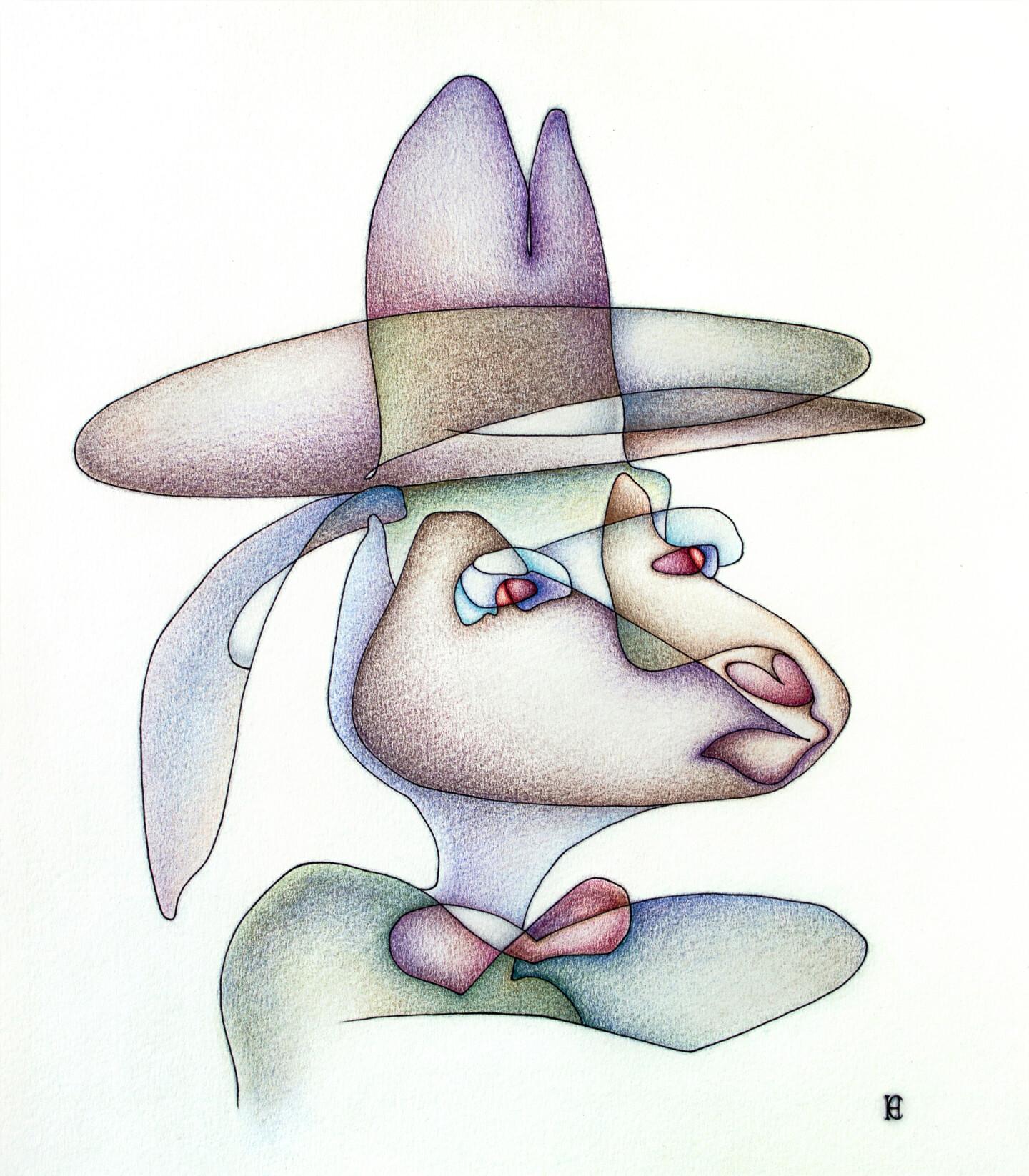 Nikolay Starostenko - Herr Kaninchen (2022)

"Mr. Rabbit", Originalzeichnung mit Feder und Farbstiften, ohne Rahmen auf schwerem Papier, 34 x 29 cm. Das Werk wird flach und sicher verpackt versandt.
Treffen Sie diesen Mr. Rabbit, niemand kann es mit