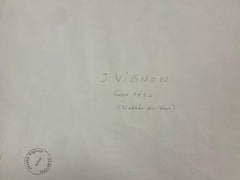 Post-Impressionist French Watercolour Painting The Valleys of Vou