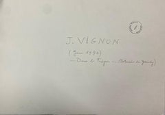 Post-Impressionist French Watercolour Painting The Trégon Estuary, Brittany