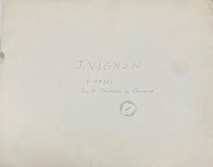 Post-Impressionist Watercolour Painting Landscape of Caussols Plateau, Provence