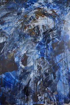 Enorme, 1985, Pittura a olio astratta