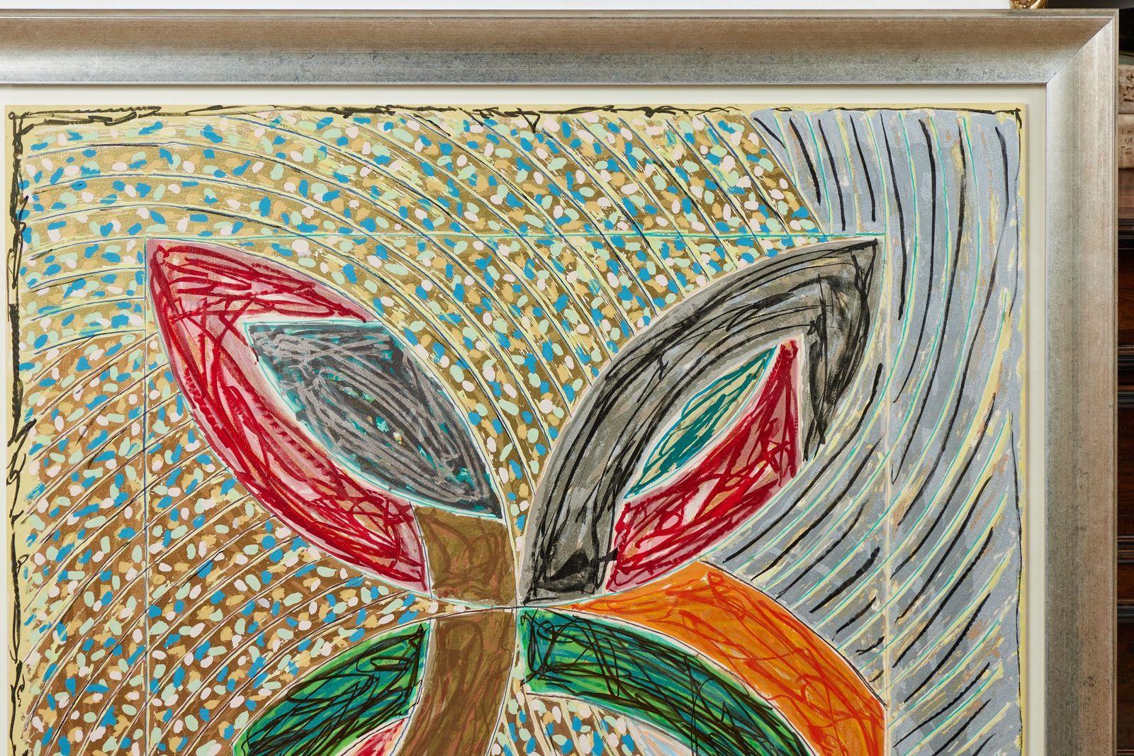 1980, Frank Stella, Color Lithograph For Sale 3