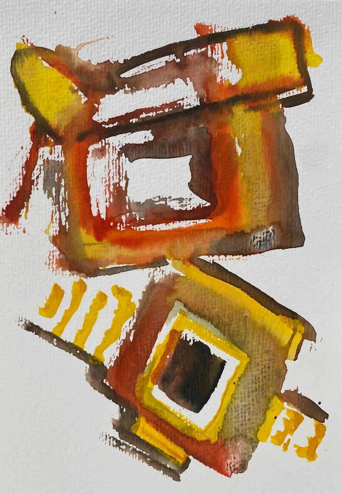 Abstract Painting Jacques Coulais (1955-2011) - Expressionniste français - Peinture abstraite originale - Artiste - Provenance de l'atelier