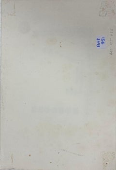 French Expressionist Abstract Original Painting Artists Studio Provenance