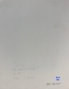Pittura originale astratta espressionista francese Studio A Provenienza