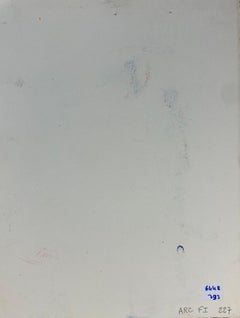 French Expressionist Abstract Original Painting Artists Studio Provenance