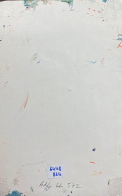 French Expressionist Abstract Original Painting Artists Studio Provenance