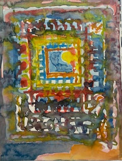 French Expressionist Abstract Original Painting Artists Studio Provenance