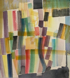 Jacques Coulais (1955-2011) - French Expressionist Abstract Original Painting Artists Studio Provenance French Expressionist Abstract Original Painting Artists Studio Provenance