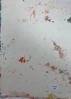 Pittura originale astratta espressionista francese Studio A Provenienza