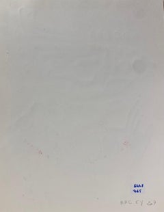 Pittura originale astratta espressionista francese Studio A Provenienza