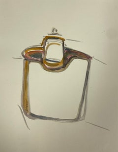 Expressionniste français - Peinture abstraite originale - Artiste - Provenance de l'atelier