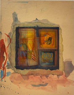 Jacques Coulais (1955-2011) - French Expressionist Abstract Original Painting Artists Studio Provenance French Expressionist Abstract Original Painting Artists Studio Provenance