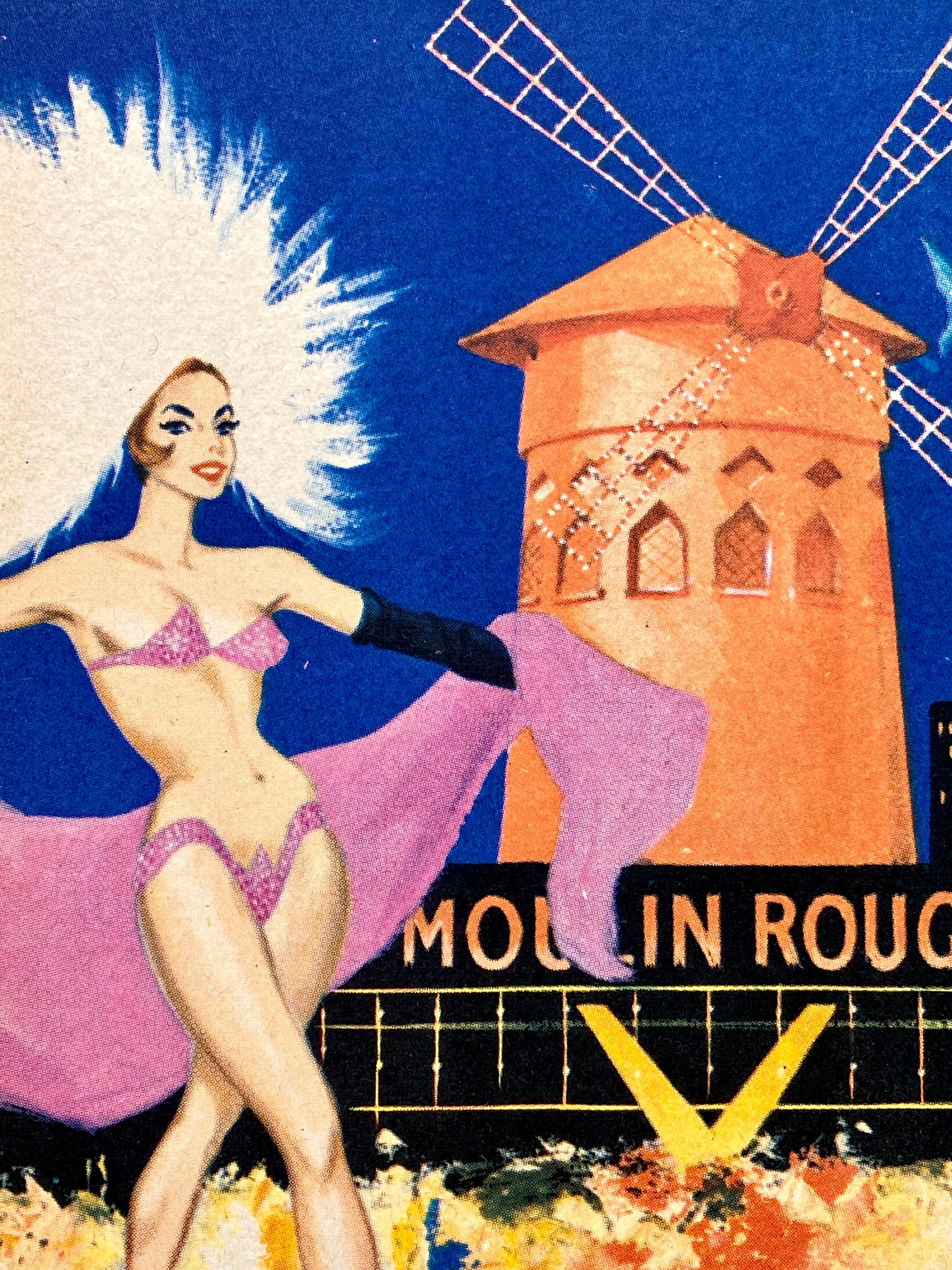 'Paris-Champagne' Original Vintage French Movie Poster, 1964 For Sale 2