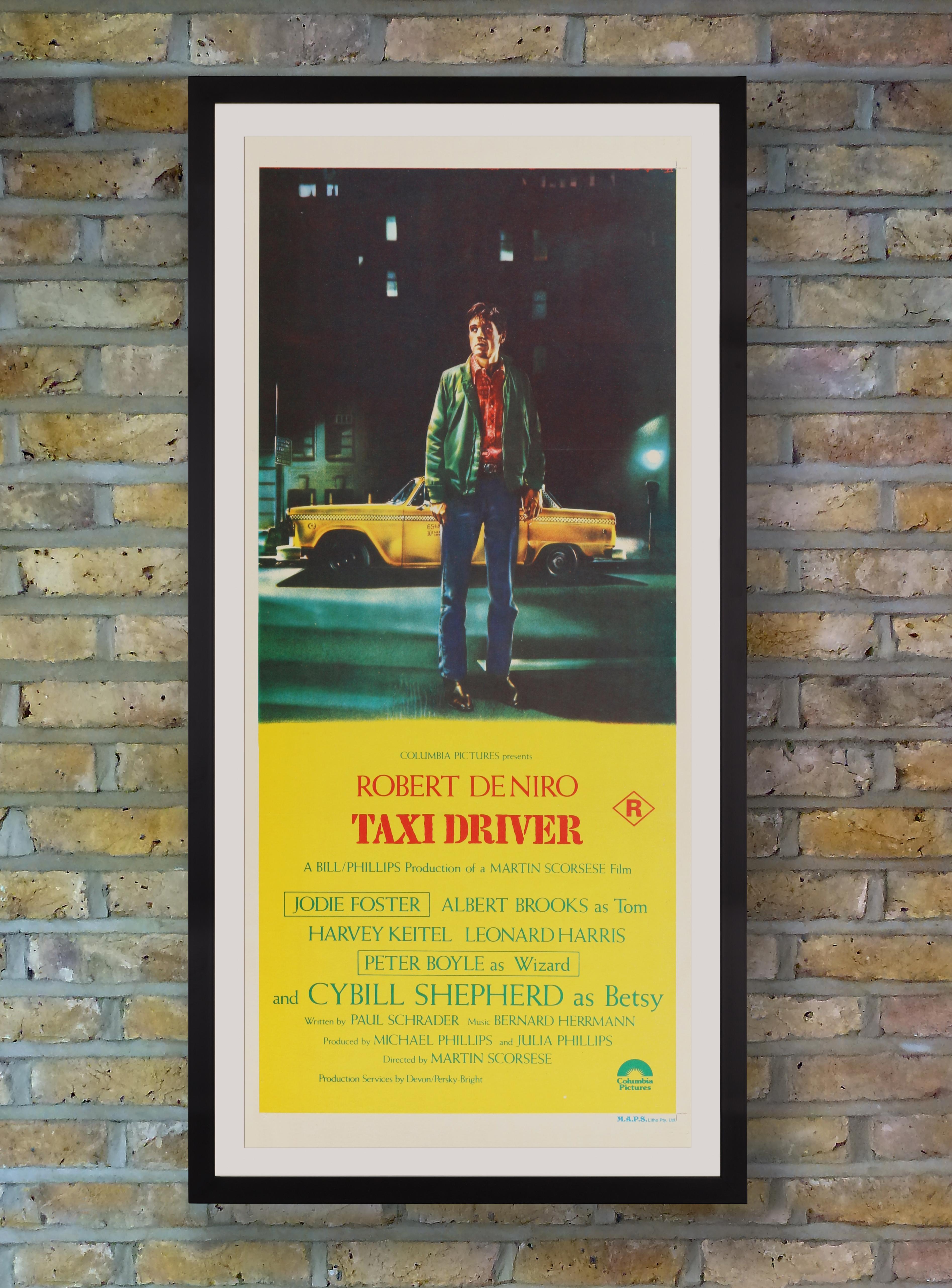 Guy Peellaert Taxi Driver Original Vintage Movie Poster Australian Guy Peellaert Taxi Driver Original Vintage Movie Poster Australian