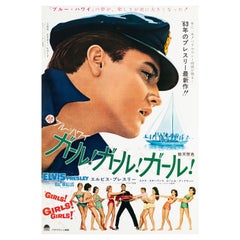 Elvis "Les filles ! Les filles ! Affiche japonaise originale du film B2, 1963