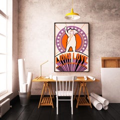 Agnes Varda's 'Lions Love' Original Vintage Movie Poster, French, 1969