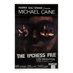 'The Ipcress File' Original Vintage Movie Poster, South African, 1965