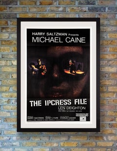'The Ipcress File' Original Vintage Movie Poster, South African, 1965