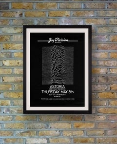 Joy Division Original Vintage UK Concert Poster, Edinburgh, 1980
