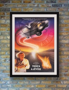"Back to the Future" Original Vintage Movie Poster, Hungarian, 1987