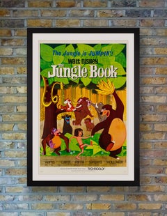 'The Jungle Book' Original Vintage Movie Poster, American, 1967