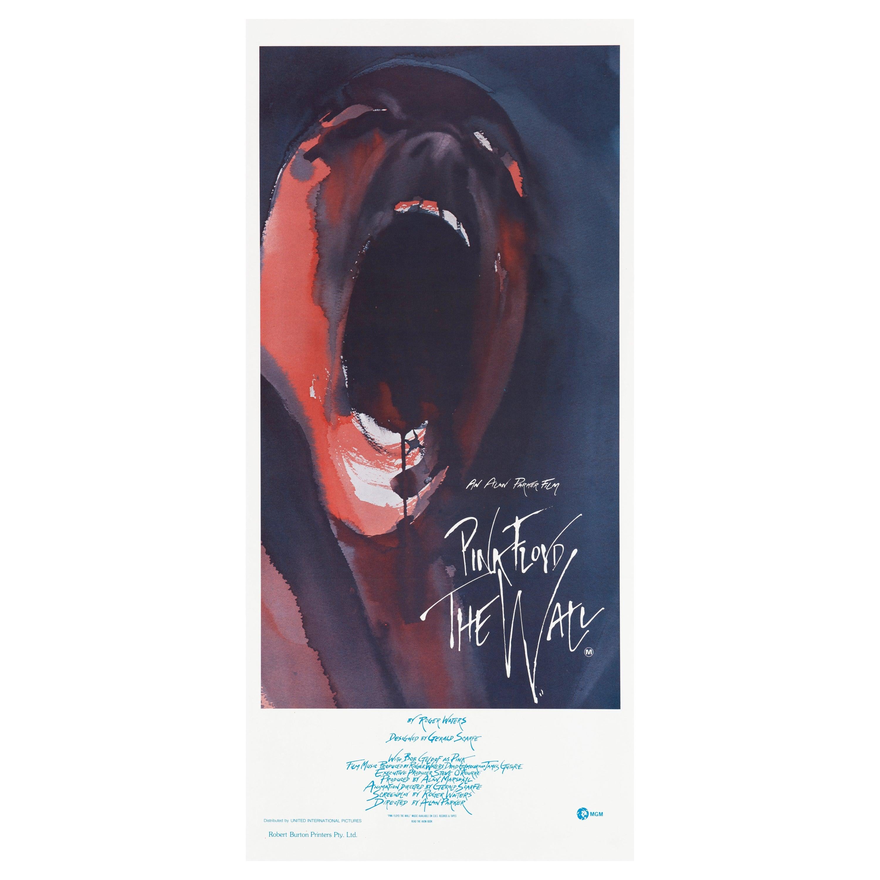 Gerald Scarfe Print - Pink Floyd 'The Wall' Original Vintage Movie Poster, Australian, 1982