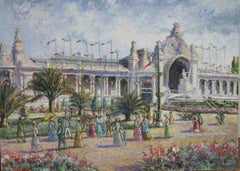 Marsella de H. Claude Pissarro - Pastel sobre cartulina