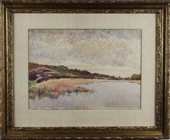 Étang de Cernay by Ludovic-Rodo Pissarro - Watercolour