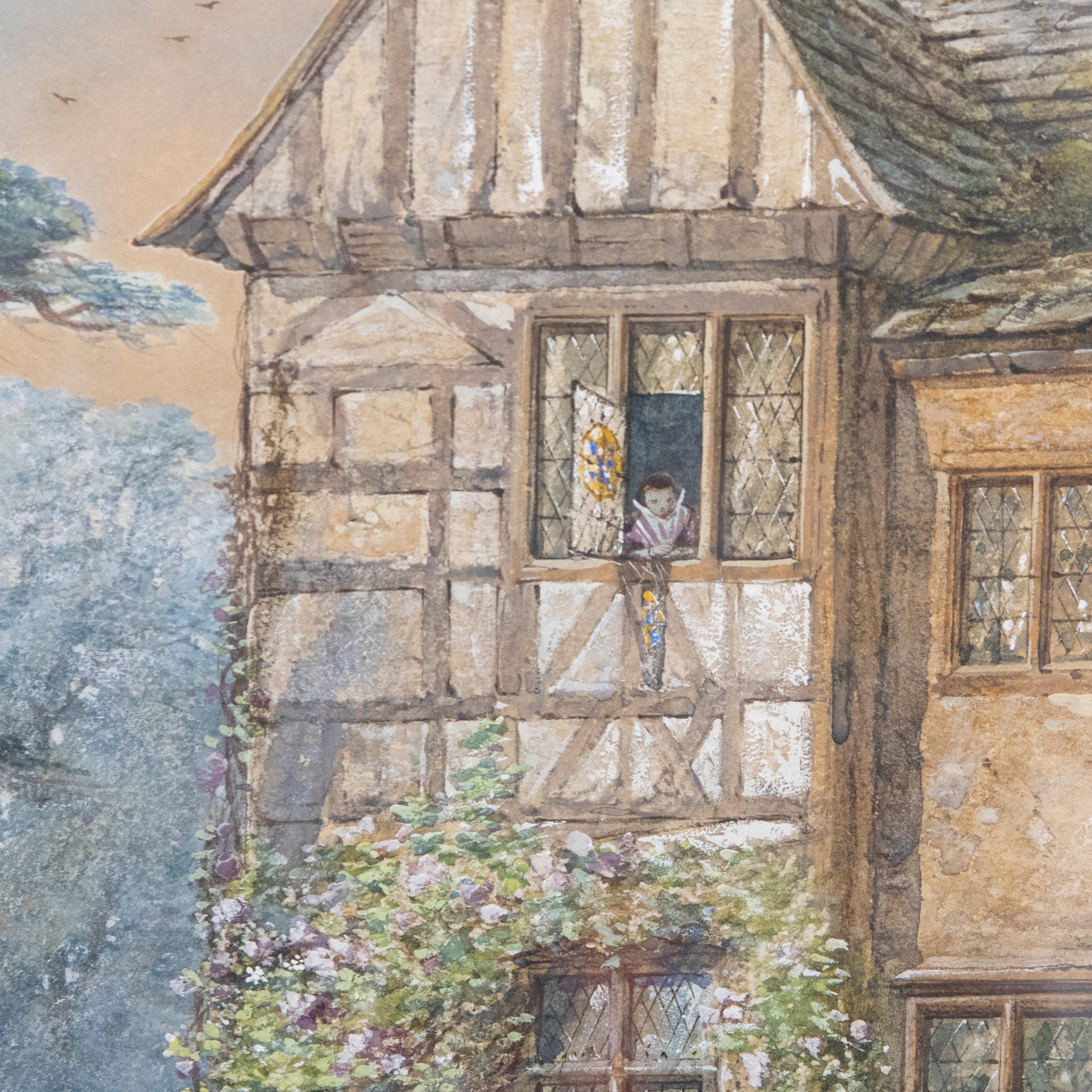 John Edmund Buckley (fl.1843-1861) - Framed Watercolour, Tudor Wedding Party For Sale 4