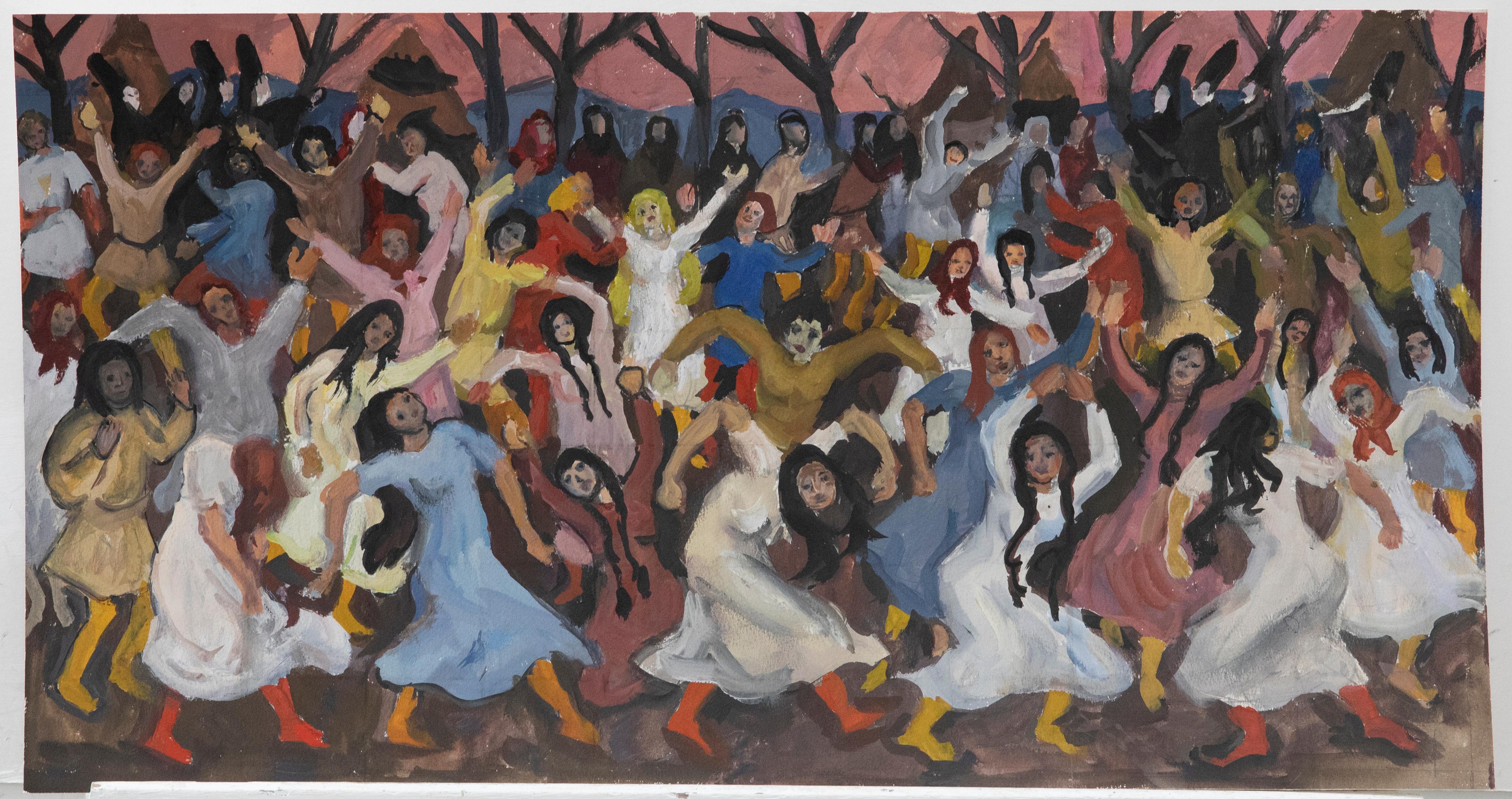 Helen Steinthal (1911-1991) - 20th Century Gouache, The Dance I - Art by Unknown