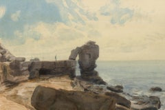 John Newberry (b.1934) - Framed 20th Century Watercolour, Pulpit Rock