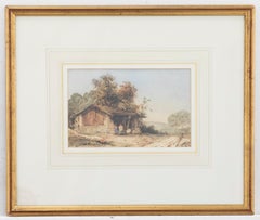 Antique Joseph William Allen (1803-1852) - Early 19th Century Watercolour, By the Barn