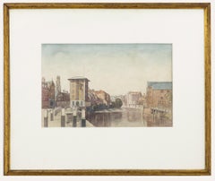 George Lionel Behrend (1868-1950) - Framed Watercolour, Boston Stump