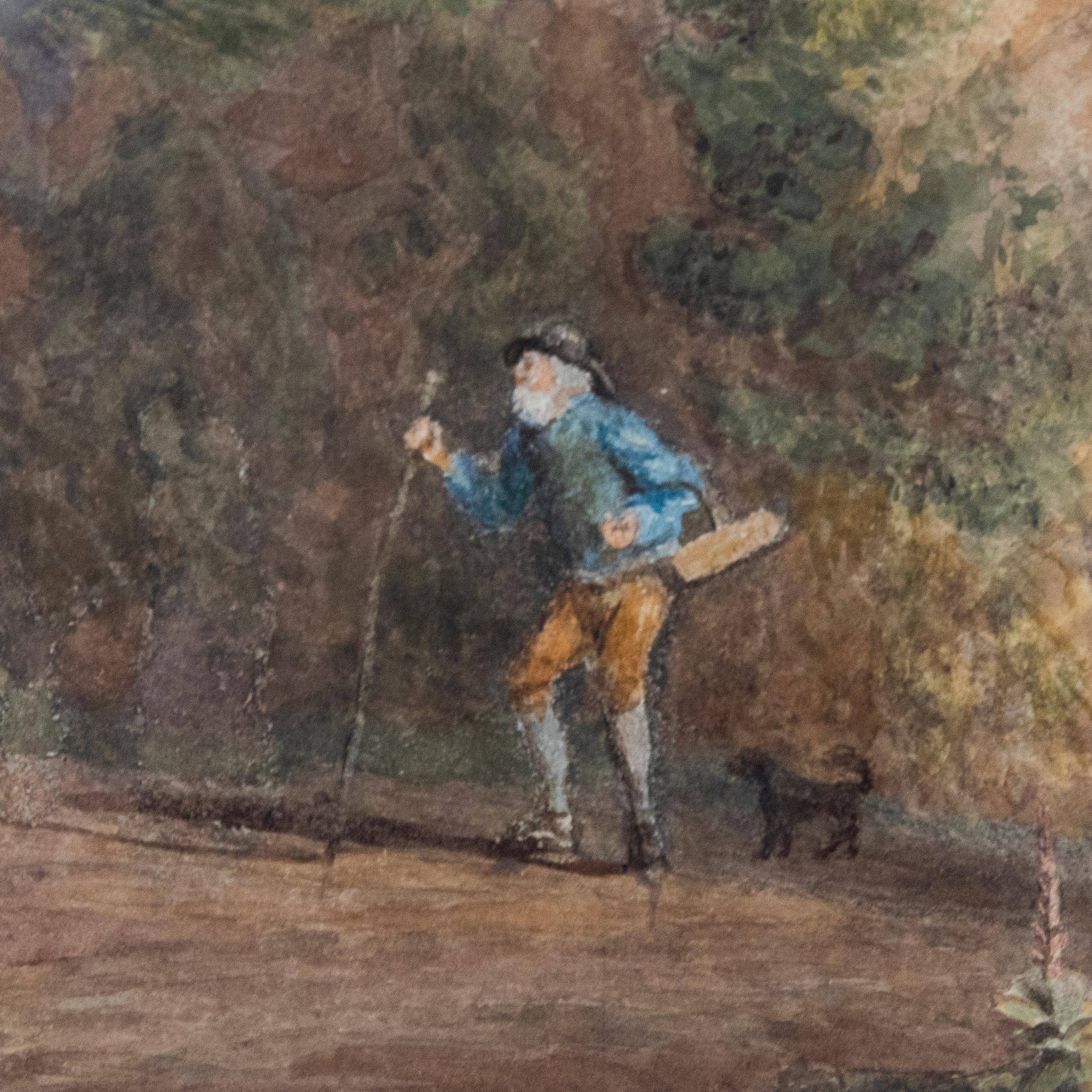 Henry George Hine R.I (1811-1895) - Aquarelle encadrée, Honey, I'm Home! en vente 3