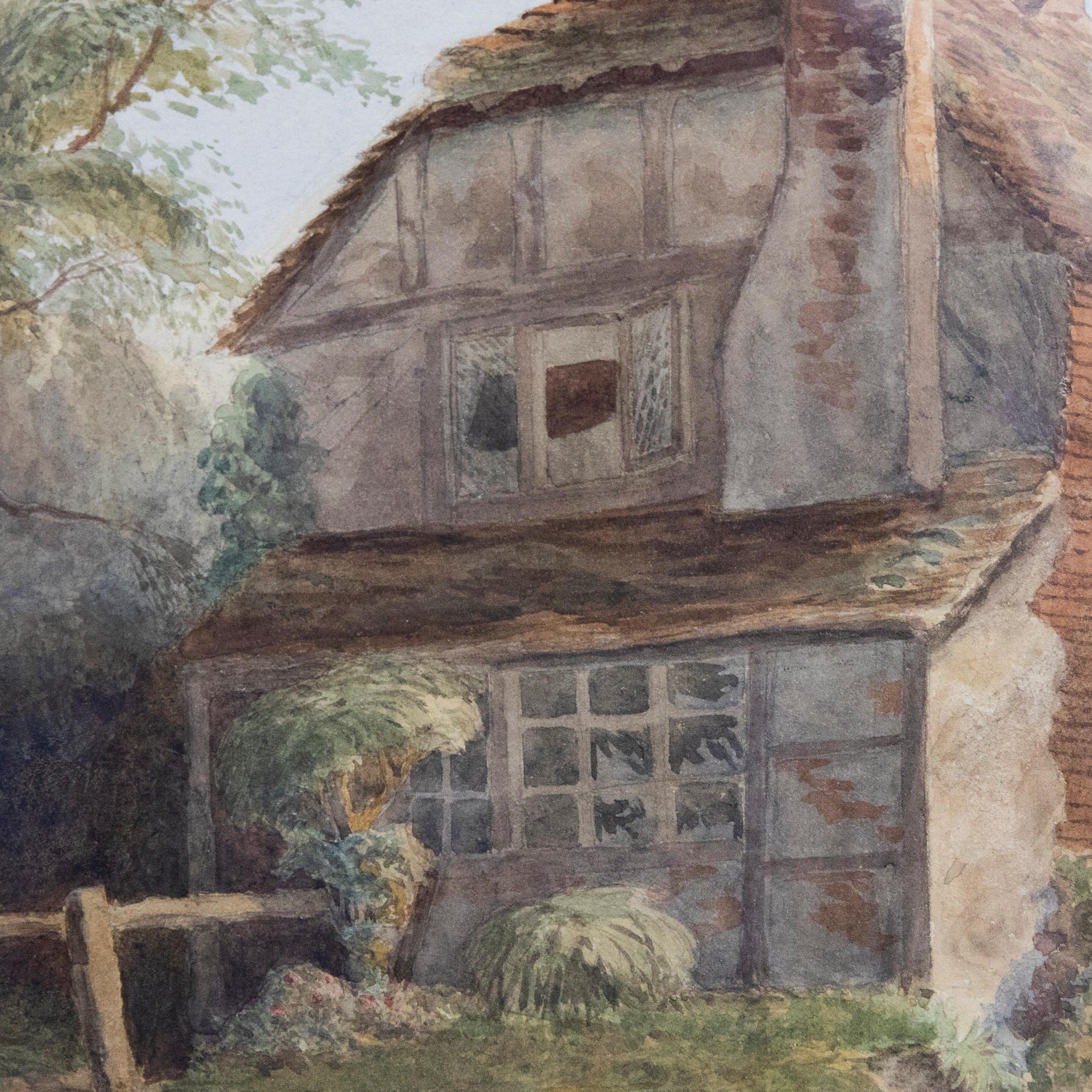 Henry George Hine R.I (1811-1895) - Framed Watercolour, Honey, I'm Home! For Sale 4