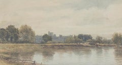 David Law RBA RPE (1831-1902) - Framed Watercolour, A View of Windsor Castle