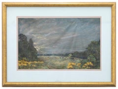 E. H. Chetwood-Aitken - Pastel encadré de la fin du XIXe siècle, Enfants au jeu